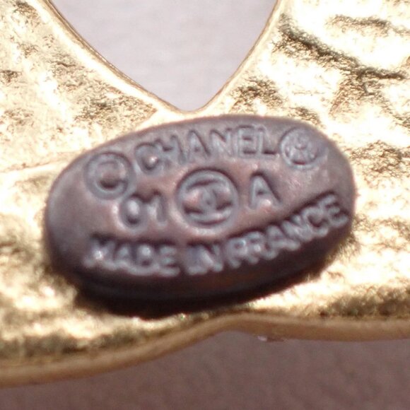 CHANEL CC Logo Imitation Pearl Pin Brooch 01A GHW France Accessory 60KP059 - Picture 7 of 11